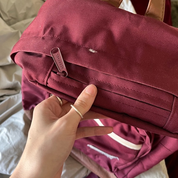 Herschel Burgundy Backpack - Picture 2 of 6